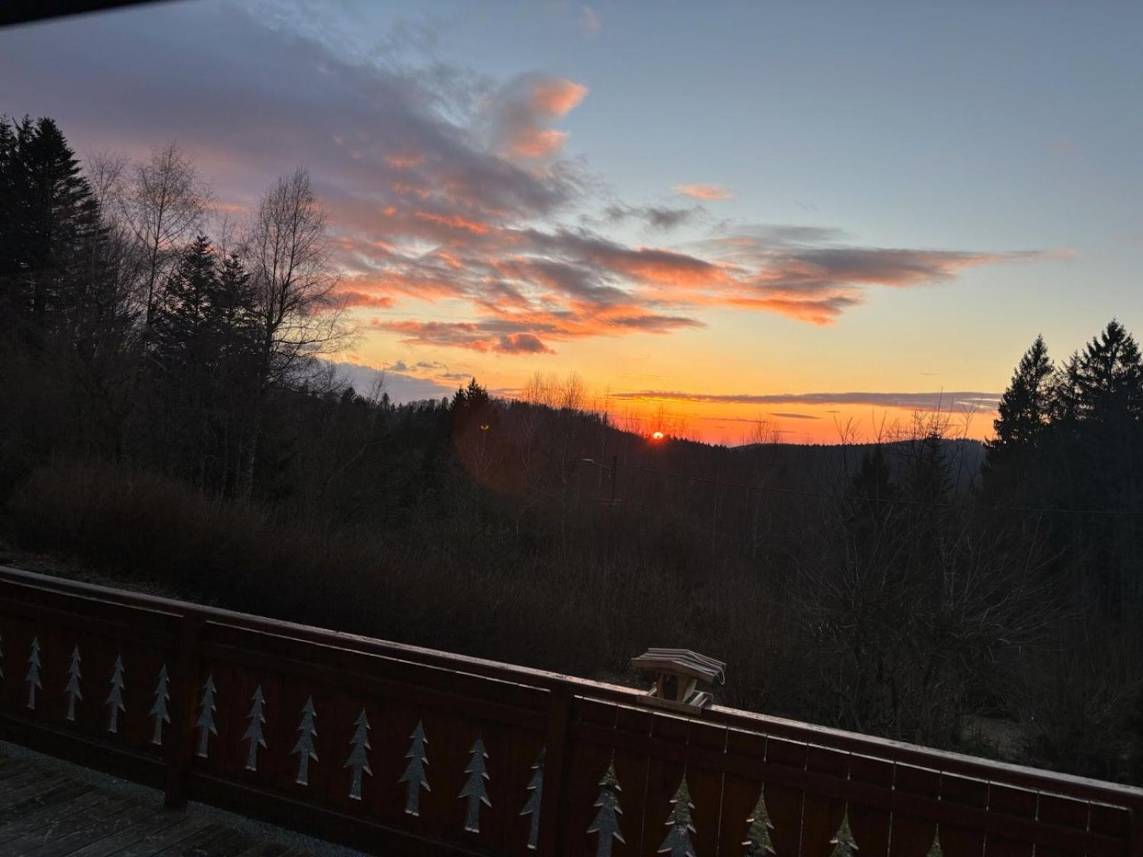 Chalet Avec Jacuzzi Prive, Vue Sur Les Vosges Belfahy Eksteriør bilde