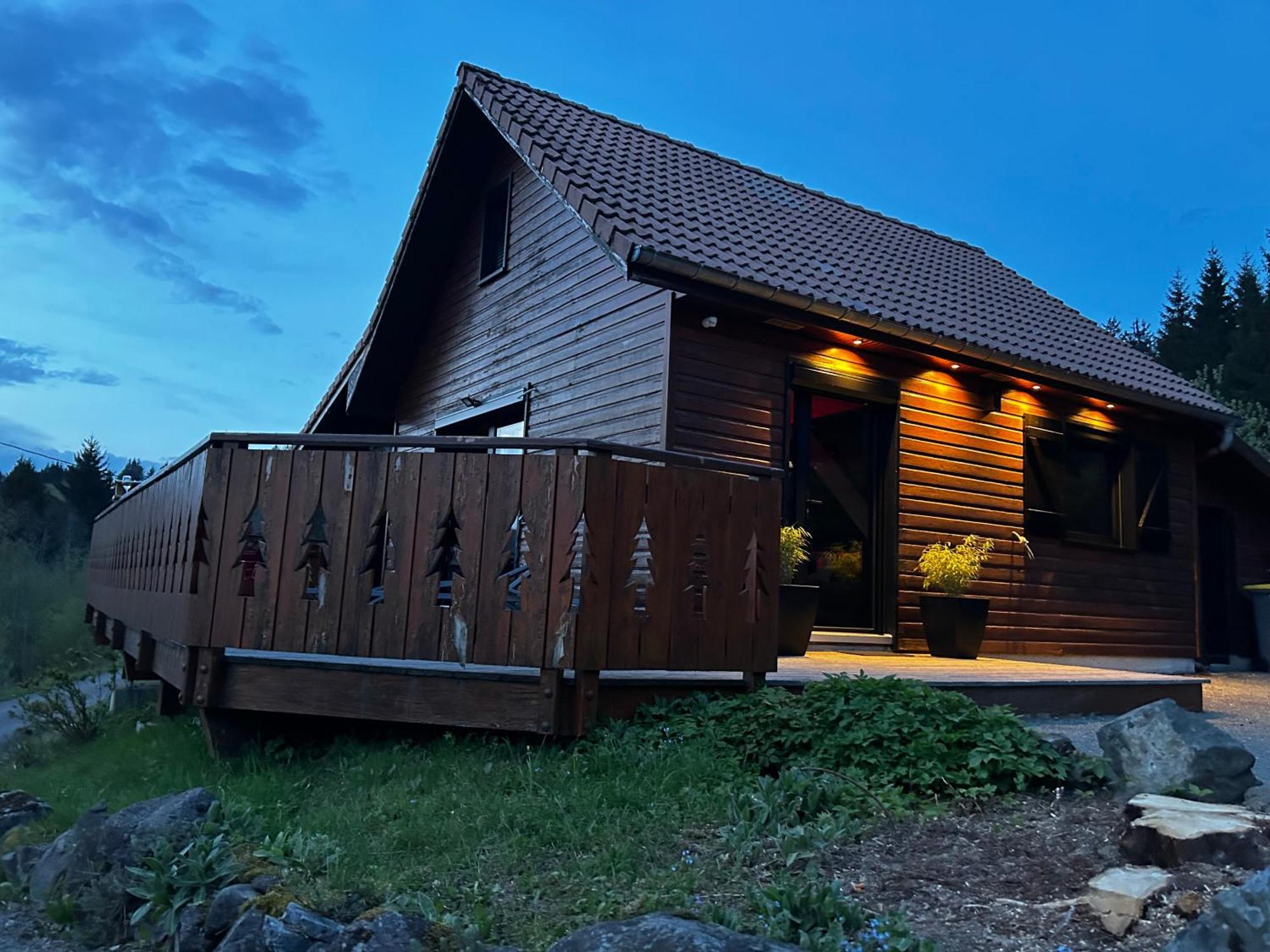 Chalet Avec Jacuzzi Prive, Vue Sur Les Vosges Belfahy Eksteriør bilde