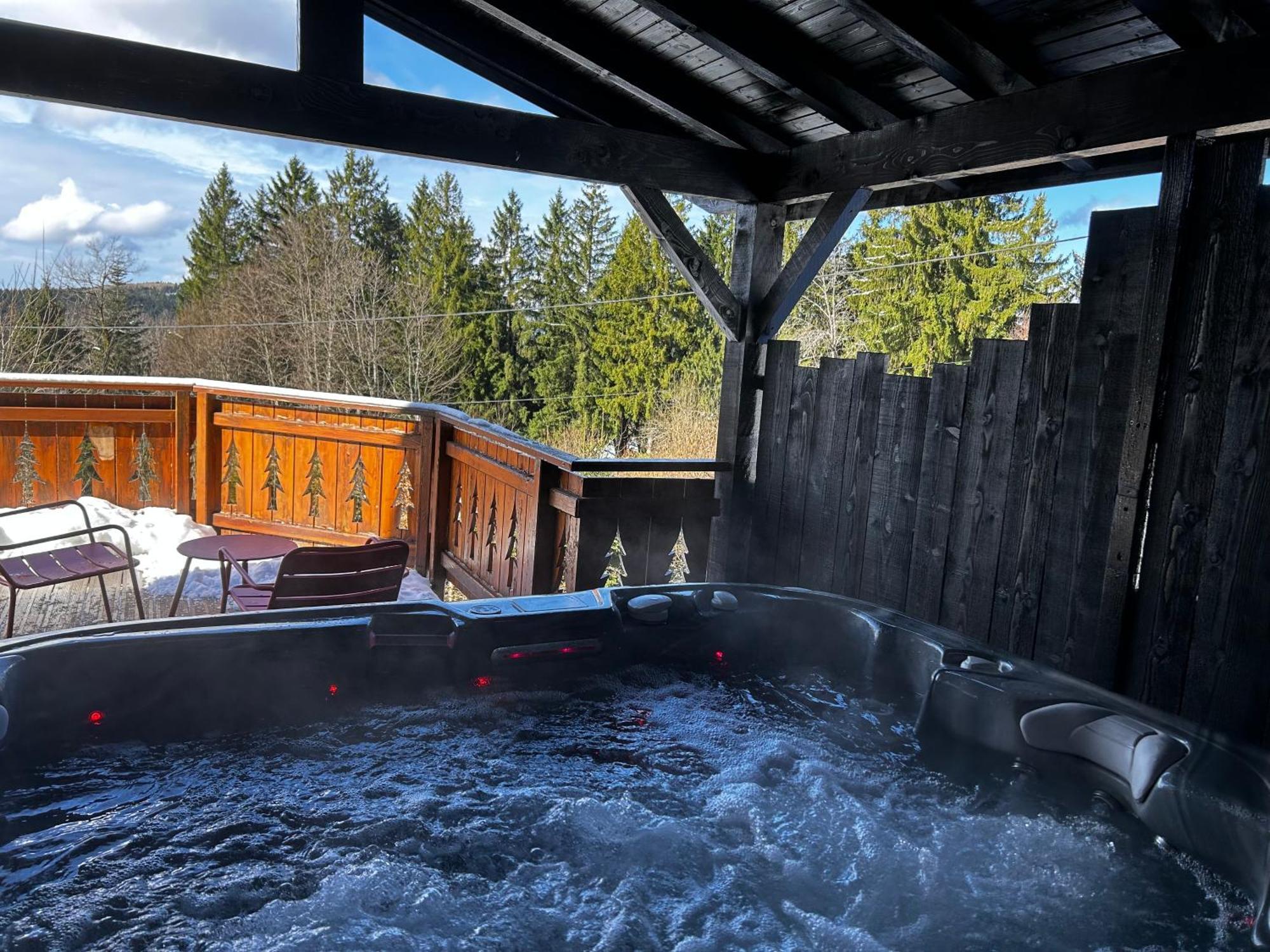 Chalet Avec Jacuzzi Prive, Vue Sur Les Vosges Belfahy Eksteriør bilde