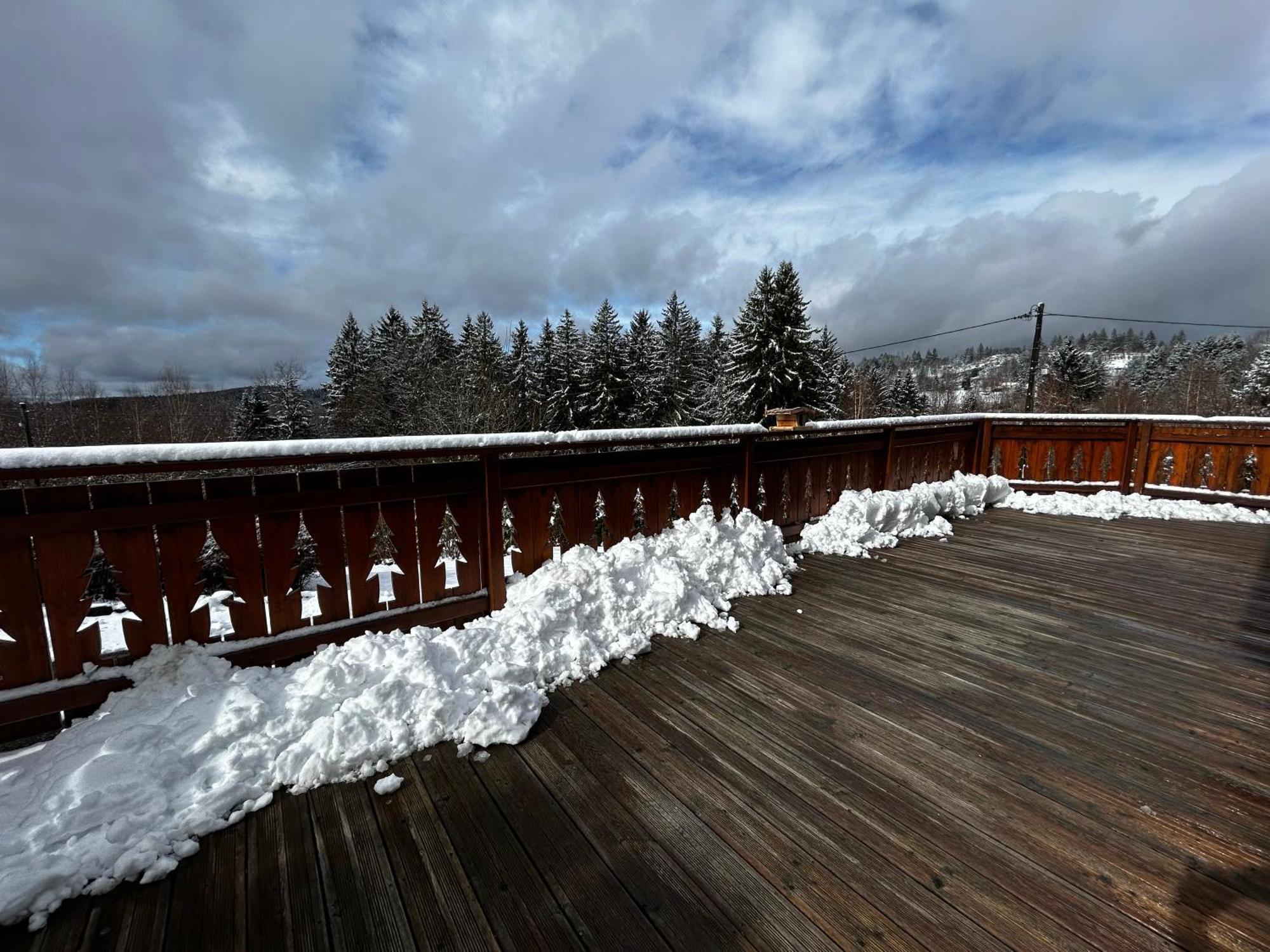 Chalet Avec Jacuzzi Prive, Vue Sur Les Vosges Belfahy Eksteriør bilde